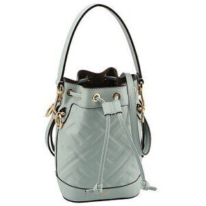 Fendi Montresor Diagonal FF Leather Shoulder Bag Crossbody